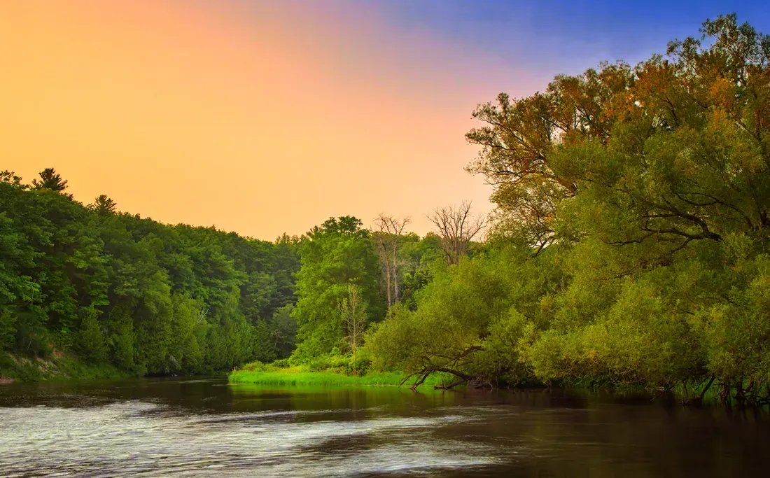 Riverscape River scene